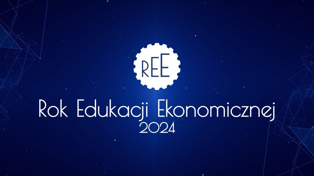 2024 - Rok Edukacji Ekonomicznej - Motyw graficzny z logo